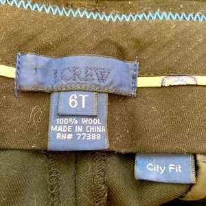 JCrew wool pants